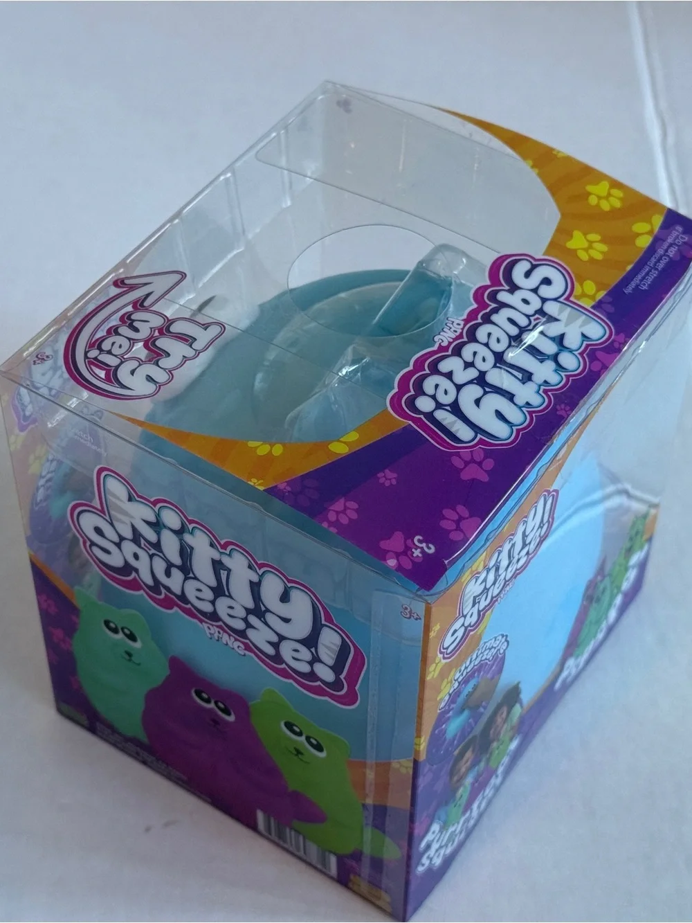 Kitty Squeeze - Squeeze Blue Soft Squeezable
